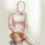 meditation stool (sketch)